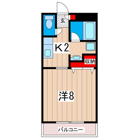 コーポＹＡＷＡＲＡの物件間取画像